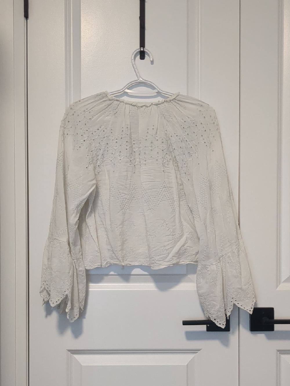 White Eyelet Blouse